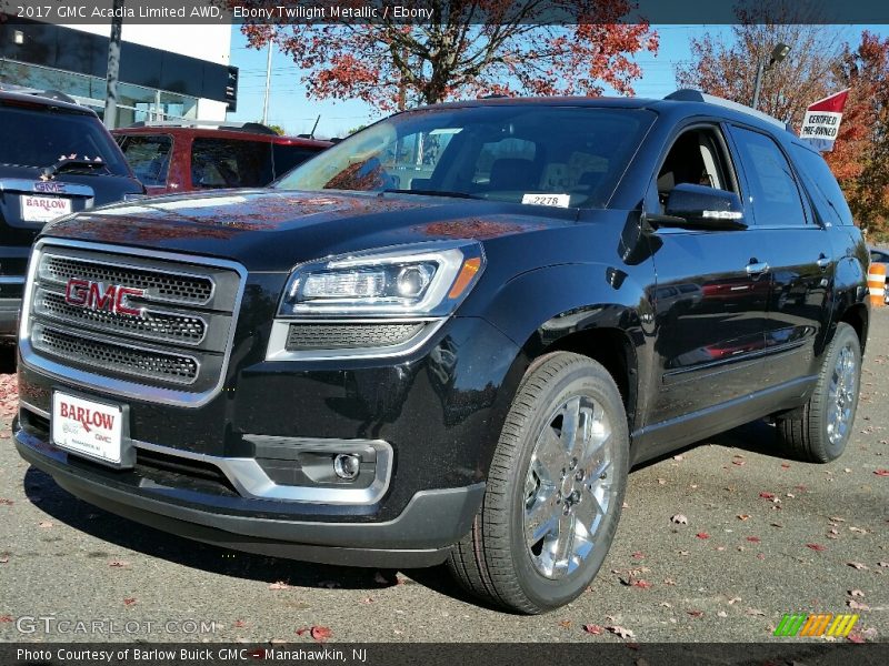 Ebony Twilight Metallic / Ebony 2017 GMC Acadia Limited AWD