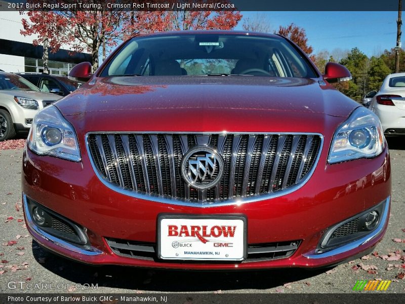 Crimson Red Tintcoat / Light Neutral/Cocoa 2017 Buick Regal Sport Touring