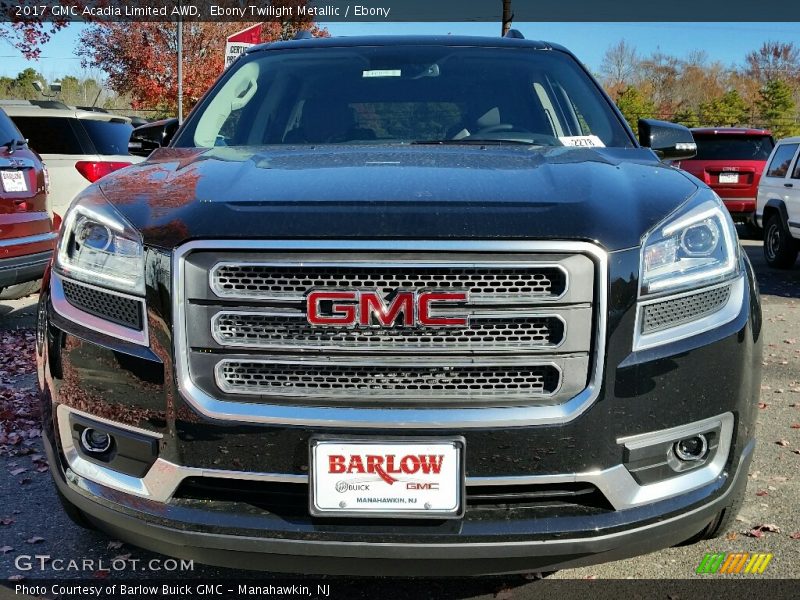 Ebony Twilight Metallic / Ebony 2017 GMC Acadia Limited AWD