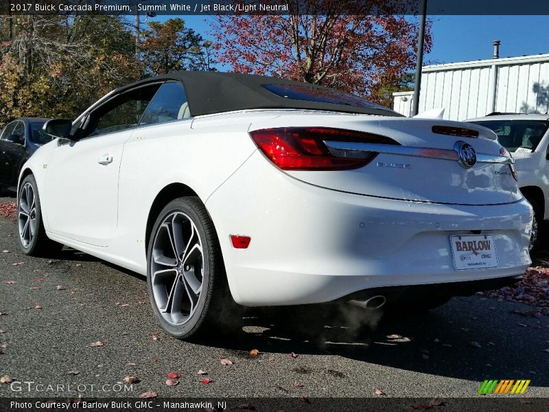 Summit White / Jet Black/Light Neutral 2017 Buick Cascada Premium