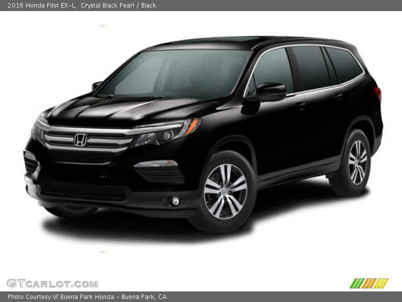 Crystal Black Pearl / Black 2016 Honda Pilot EX-L