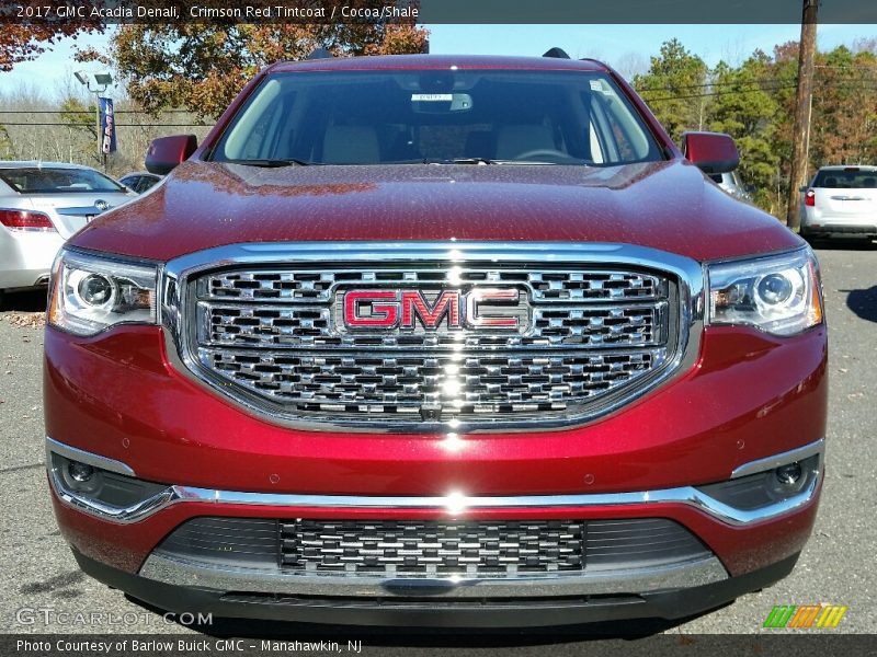 Crimson Red Tintcoat / Cocoa/Shale 2017 GMC Acadia Denali