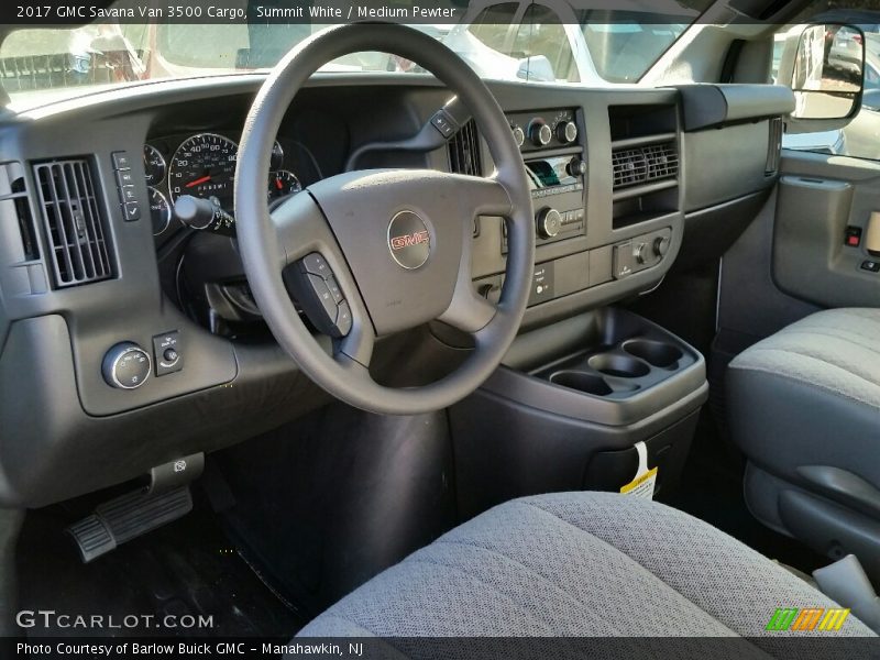  2017 Savana Van 3500 Cargo Medium Pewter Interior