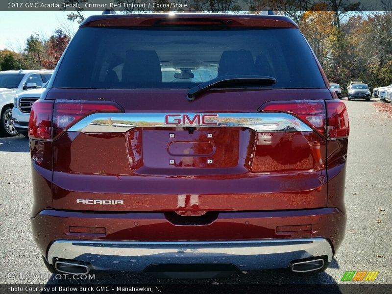 Crimson Red Tintcoat / Cocoa/Shale 2017 GMC Acadia Denali