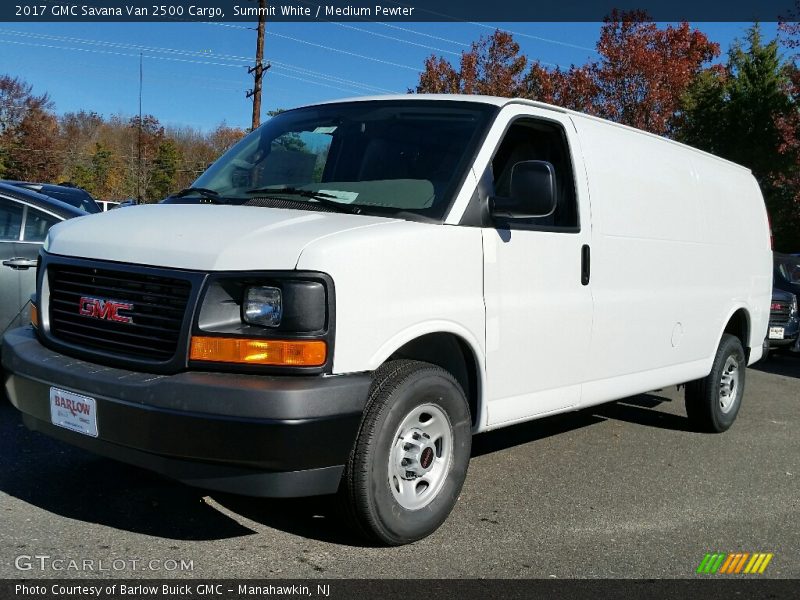Summit White / Medium Pewter 2017 GMC Savana Van 2500 Cargo