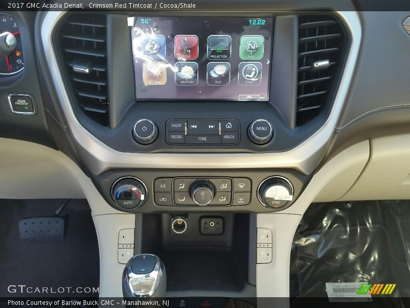 Controls of 2017 Acadia Denali
