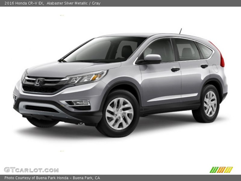 Alabaster Silver Metallic / Gray 2016 Honda CR-V EX