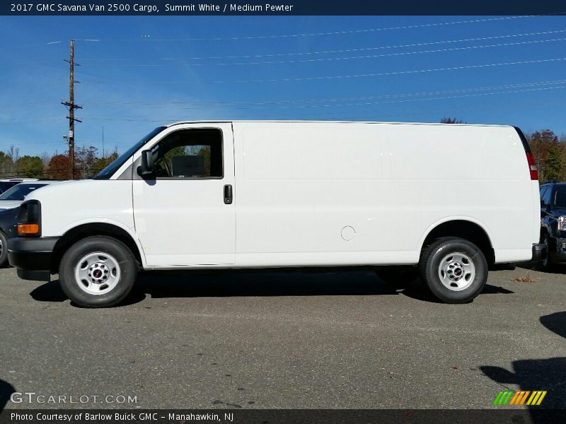  2017 Savana Van 2500 Cargo Summit White