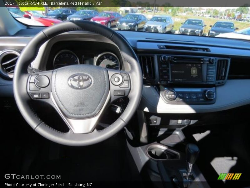Barcelona Red Metallic / Ash 2017 Toyota RAV4 XLE