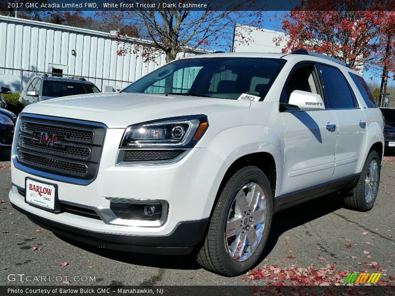 White Frost Tricoat / Dark Cashmere 2017 GMC Acadia Limited FWD