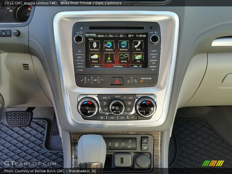 White Frost Tricoat / Dark Cashmere 2017 GMC Acadia Limited FWD