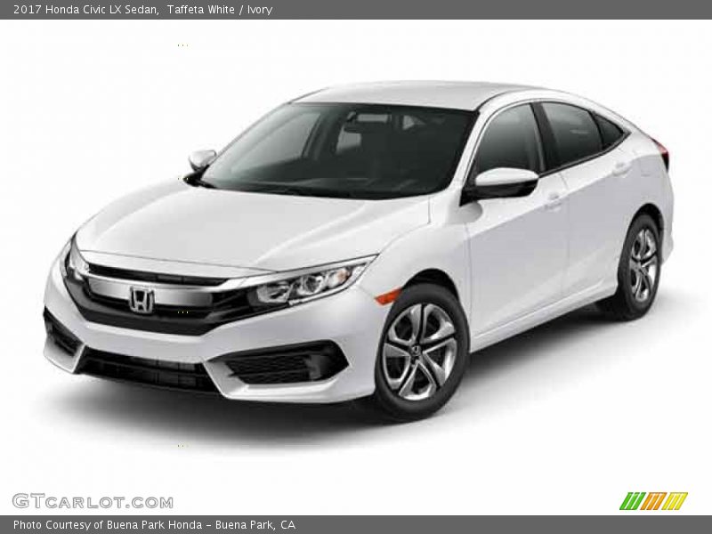 Taffeta White / Ivory 2017 Honda Civic LX Sedan