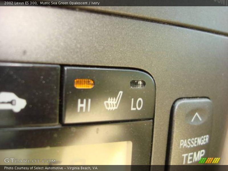 Mystic Sea Green Opalescent / Ivory 2002 Lexus ES 300