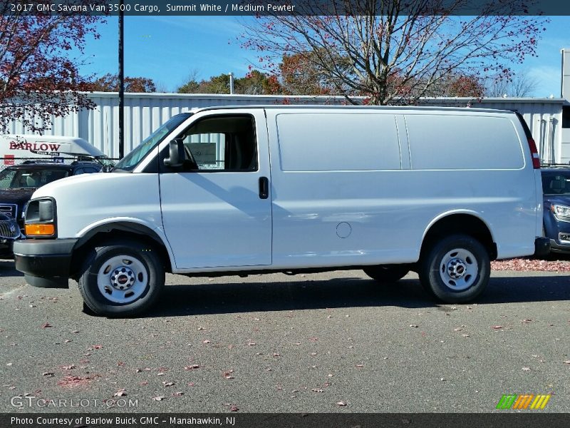Summit White / Medium Pewter 2017 GMC Savana Van 3500 Cargo