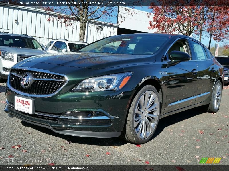 Dark Forest Green Metallic / Light Neutral 2017 Buick LaCrosse Essence