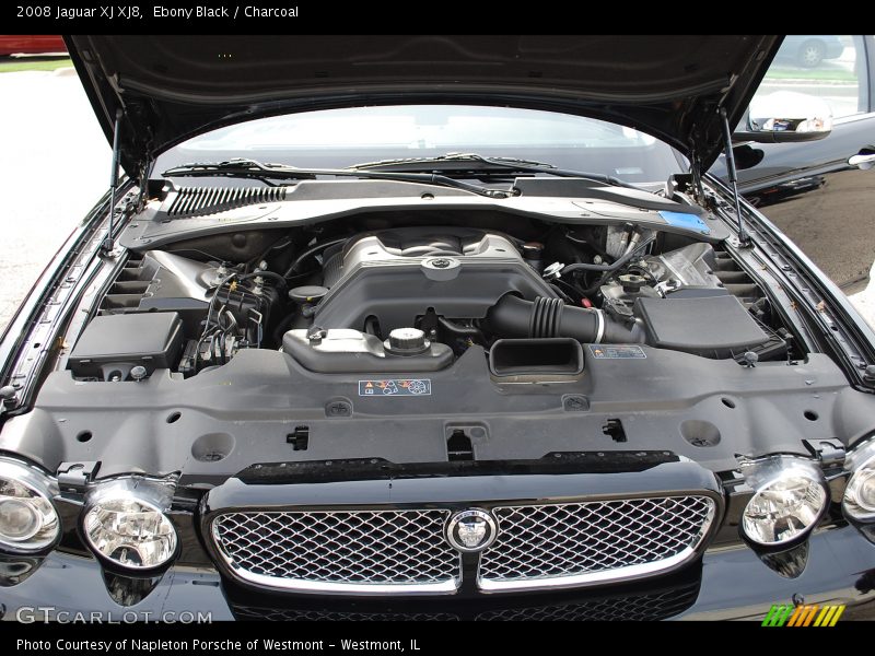 Ebony Black / Charcoal 2008 Jaguar XJ XJ8