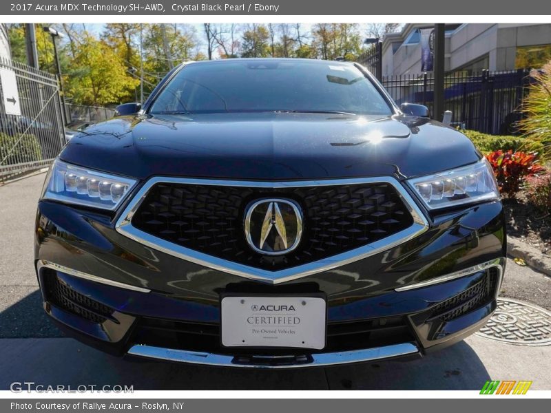 Crystal Black Pearl / Ebony 2017 Acura MDX Technology SH-AWD