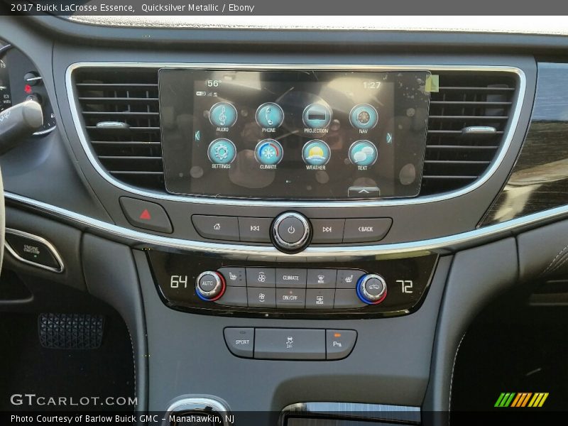 Quicksilver Metallic / Ebony 2017 Buick LaCrosse Essence