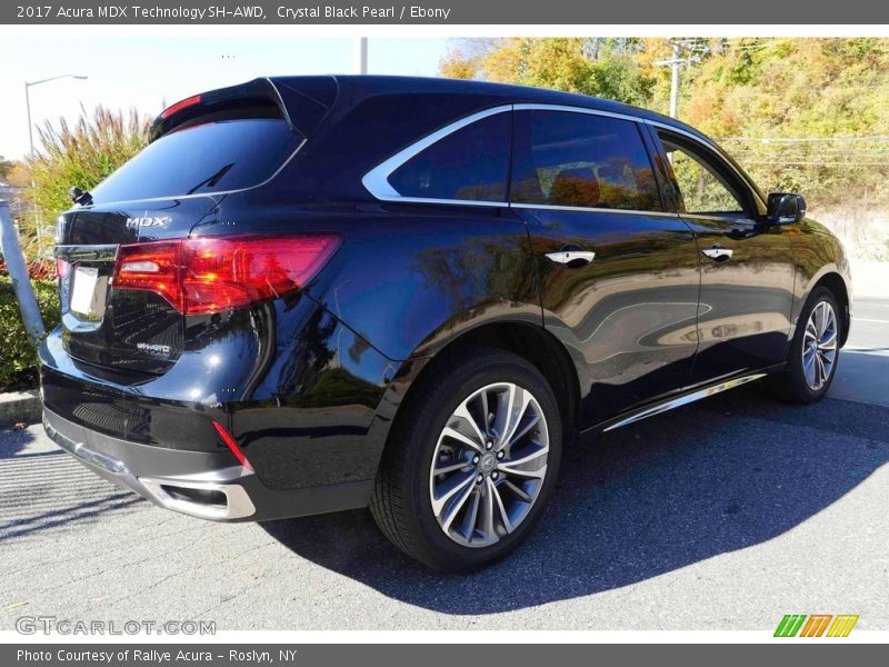 Crystal Black Pearl / Ebony 2017 Acura MDX Technology SH-AWD