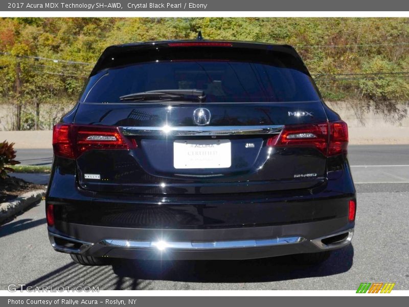Crystal Black Pearl / Ebony 2017 Acura MDX Technology SH-AWD