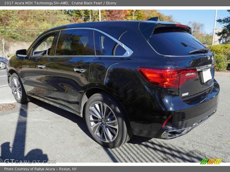 Crystal Black Pearl / Ebony 2017 Acura MDX Technology SH-AWD