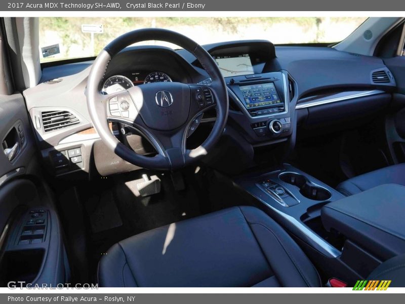 Crystal Black Pearl / Ebony 2017 Acura MDX Technology SH-AWD