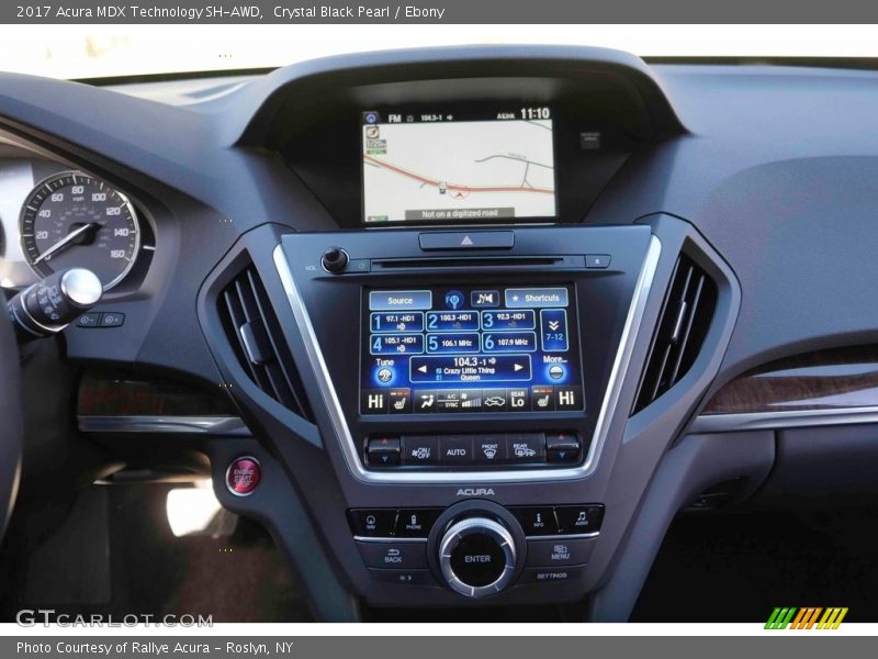 Crystal Black Pearl / Ebony 2017 Acura MDX Technology SH-AWD