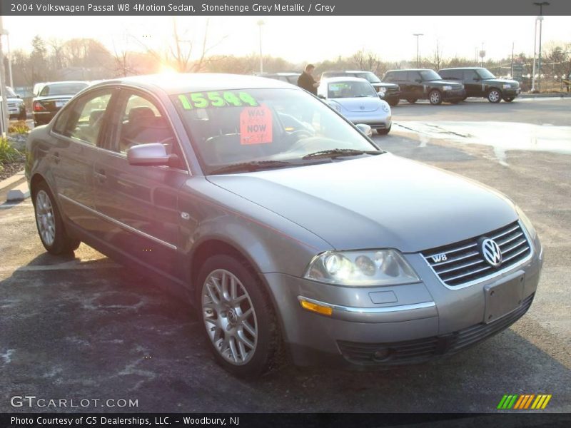 Stonehenge Grey Metallic / Grey 2004 Volkswagen Passat W8 4Motion Sedan