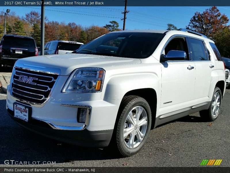 White Frost Tricoat / Jet Black 2017 GMC Terrain SLT AWD