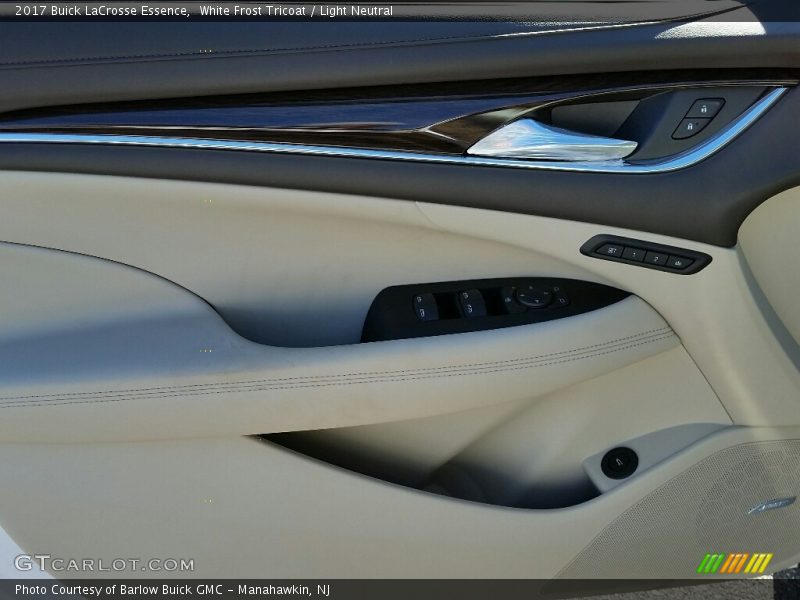 White Frost Tricoat / Light Neutral 2017 Buick LaCrosse Essence