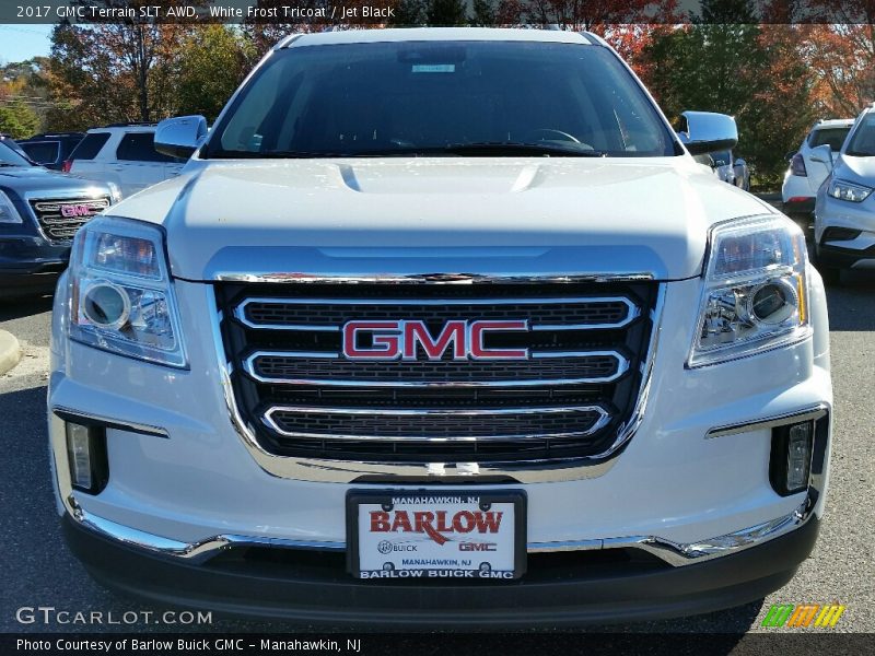 White Frost Tricoat / Jet Black 2017 GMC Terrain SLT AWD