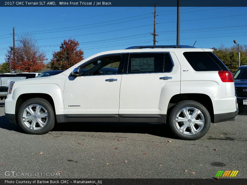 White Frost Tricoat / Jet Black 2017 GMC Terrain SLT AWD