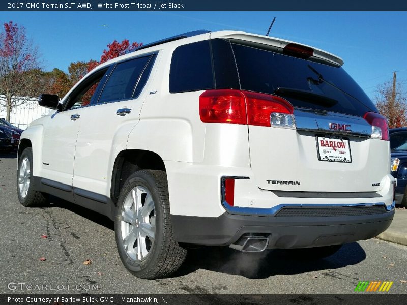 White Frost Tricoat / Jet Black 2017 GMC Terrain SLT AWD
