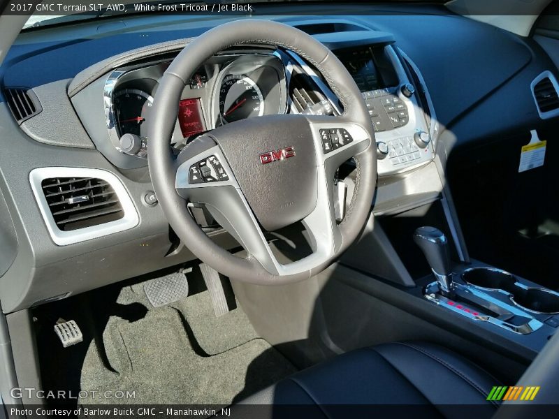 White Frost Tricoat / Jet Black 2017 GMC Terrain SLT AWD