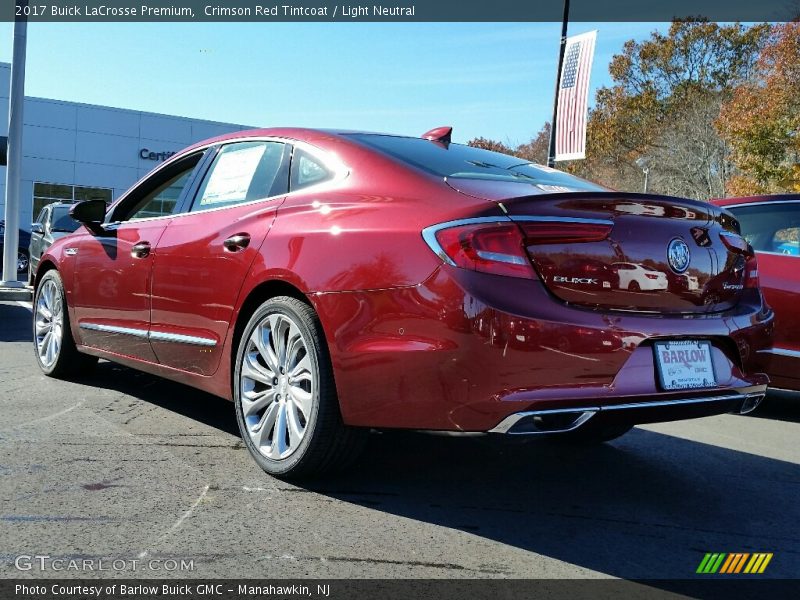 Crimson Red Tintcoat / Light Neutral 2017 Buick LaCrosse Premium