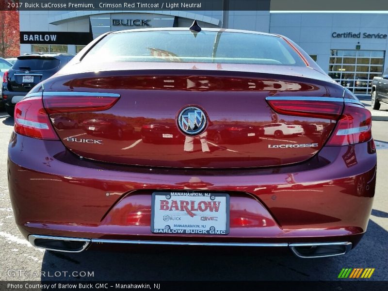 Crimson Red Tintcoat / Light Neutral 2017 Buick LaCrosse Premium