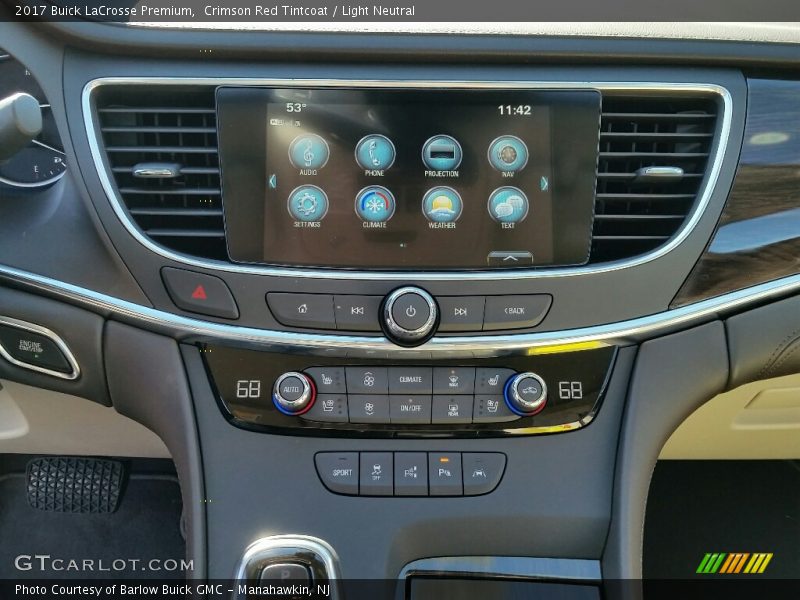 Controls of 2017 LaCrosse Premium