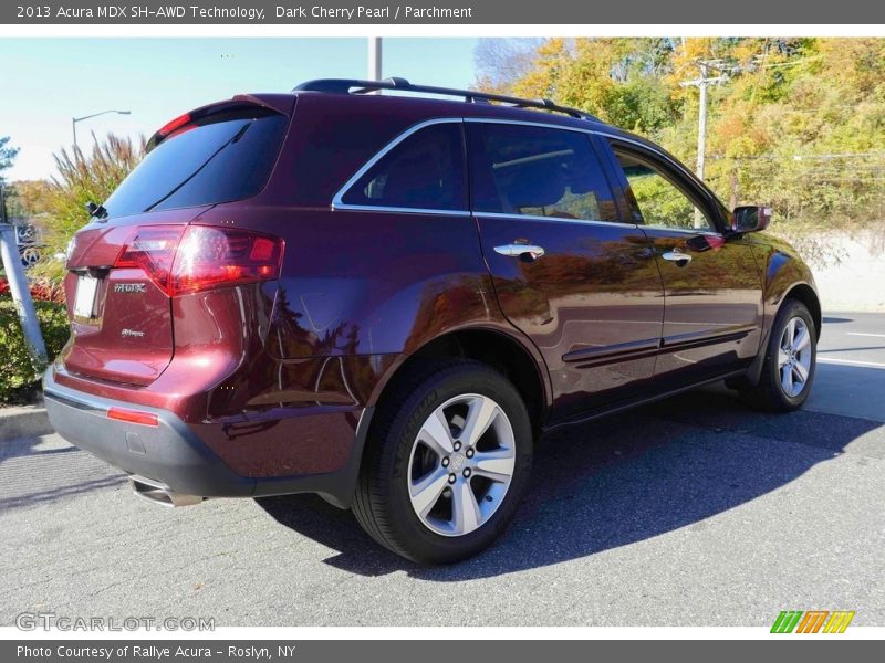 Dark Cherry Pearl / Parchment 2013 Acura MDX SH-AWD Technology