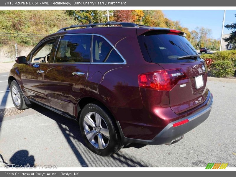 Dark Cherry Pearl / Parchment 2013 Acura MDX SH-AWD Technology