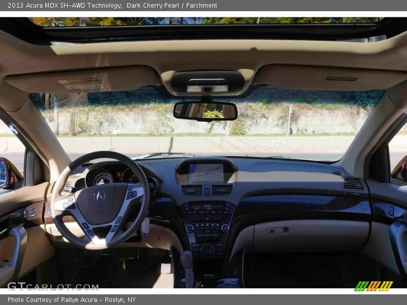 Dark Cherry Pearl / Parchment 2013 Acura MDX SH-AWD Technology