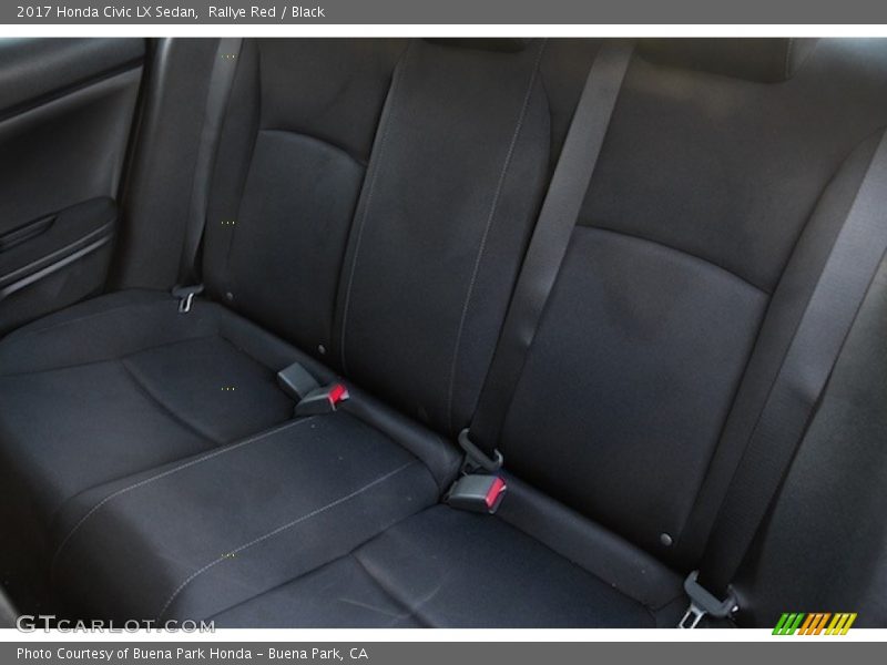 Rallye Red / Black 2017 Honda Civic LX Sedan