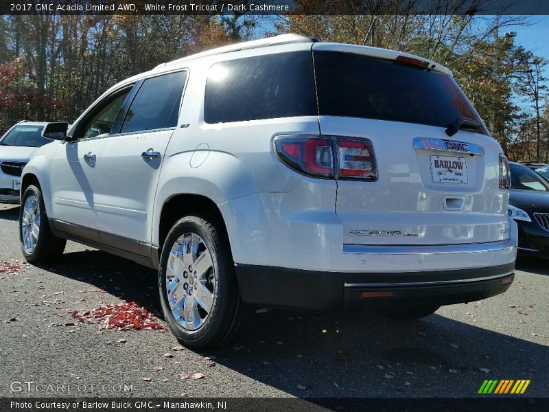 White Frost Tricoat / Dark Cashmere 2017 GMC Acadia Limited AWD