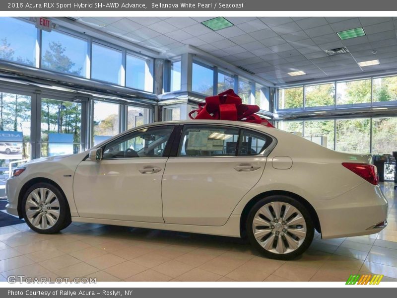  2016 RLX Sport Hybrid SH-AWD Advance Bellanova White Pearl