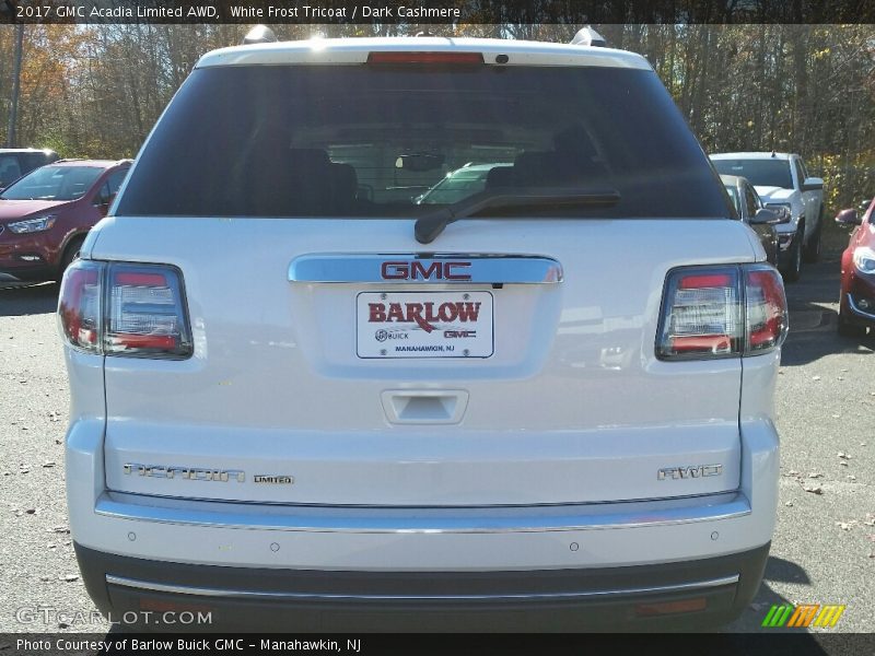 White Frost Tricoat / Dark Cashmere 2017 GMC Acadia Limited AWD