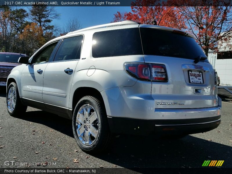 Quicksilver Metallic / Light Titanium 2017 GMC Acadia Limited AWD