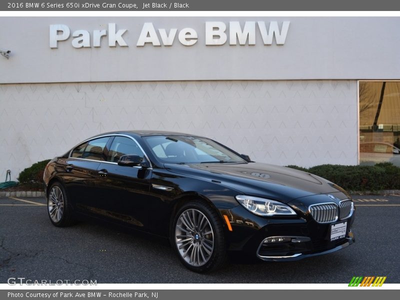 Jet Black / Black 2016 BMW 6 Series 650i xDrive Gran Coupe