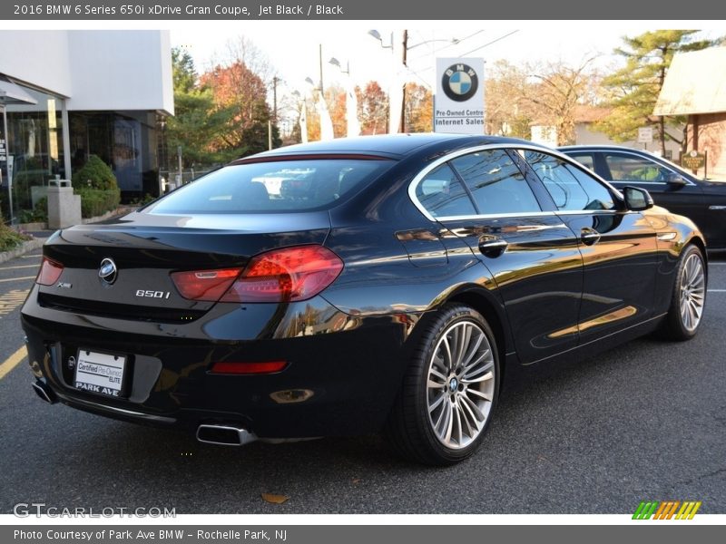 Jet Black / Black 2016 BMW 6 Series 650i xDrive Gran Coupe