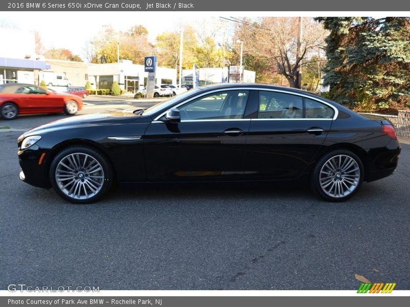Jet Black / Black 2016 BMW 6 Series 650i xDrive Gran Coupe