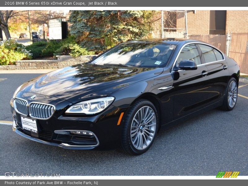 Jet Black / Black 2016 BMW 6 Series 650i xDrive Gran Coupe