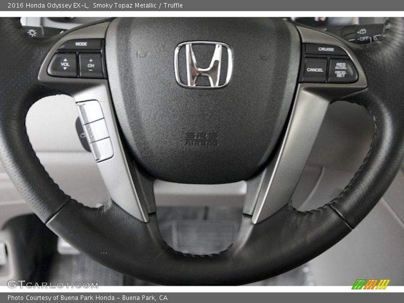 Smoky Topaz Metallic / Truffle 2016 Honda Odyssey EX-L